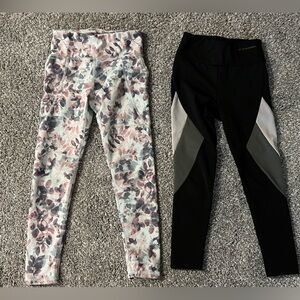 Girl’s Old Navy & Zara Athletic Leggings Size 6-7 Small